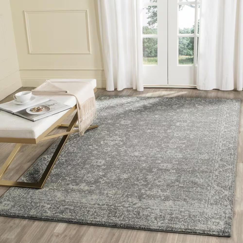 Safavieh Evoke EVK270S-3 3' x 5' Grey/Ivory Area Rug