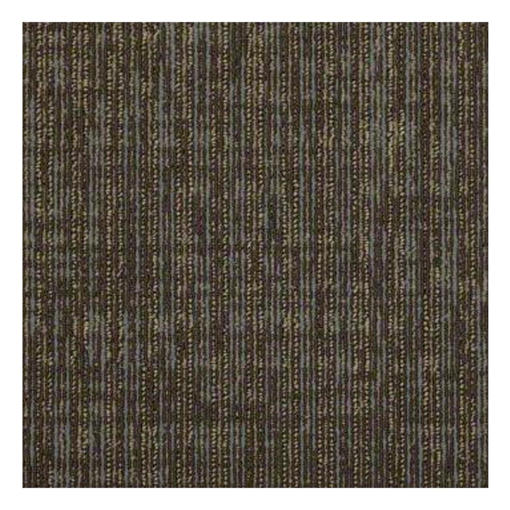 Shaw Straight Shift 18" x 36" Carpet Tile in Wire