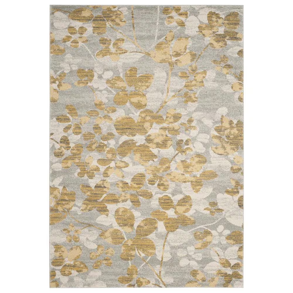 Safavieh Evoke EVK236P-5 5'1" x 7'6" Grey/Gold Area Rug