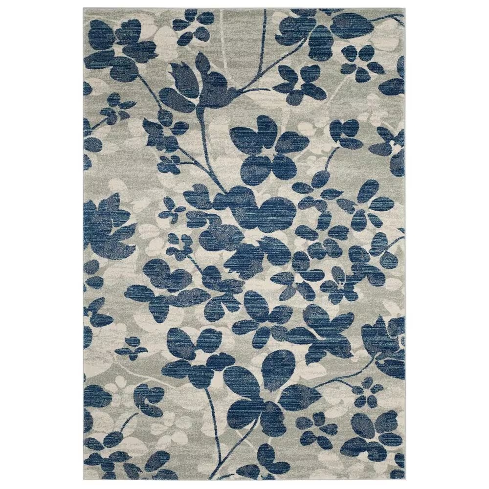 Safavieh Evoke EVK236J-5 5'1" x 7'6" Grey/Light Blue Area Rug