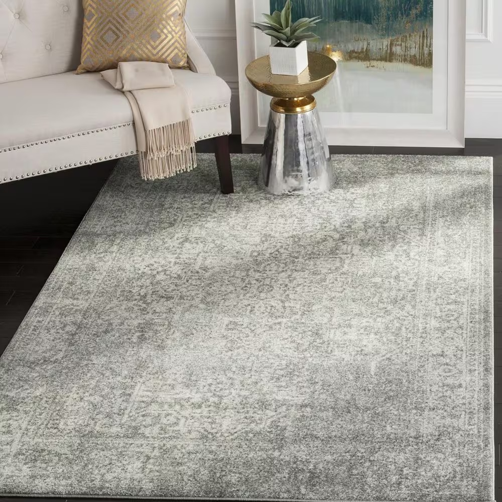 Safavieh Evoke EVK256S-5 5'1" x 7'6" Silver/Ivory Area Rug