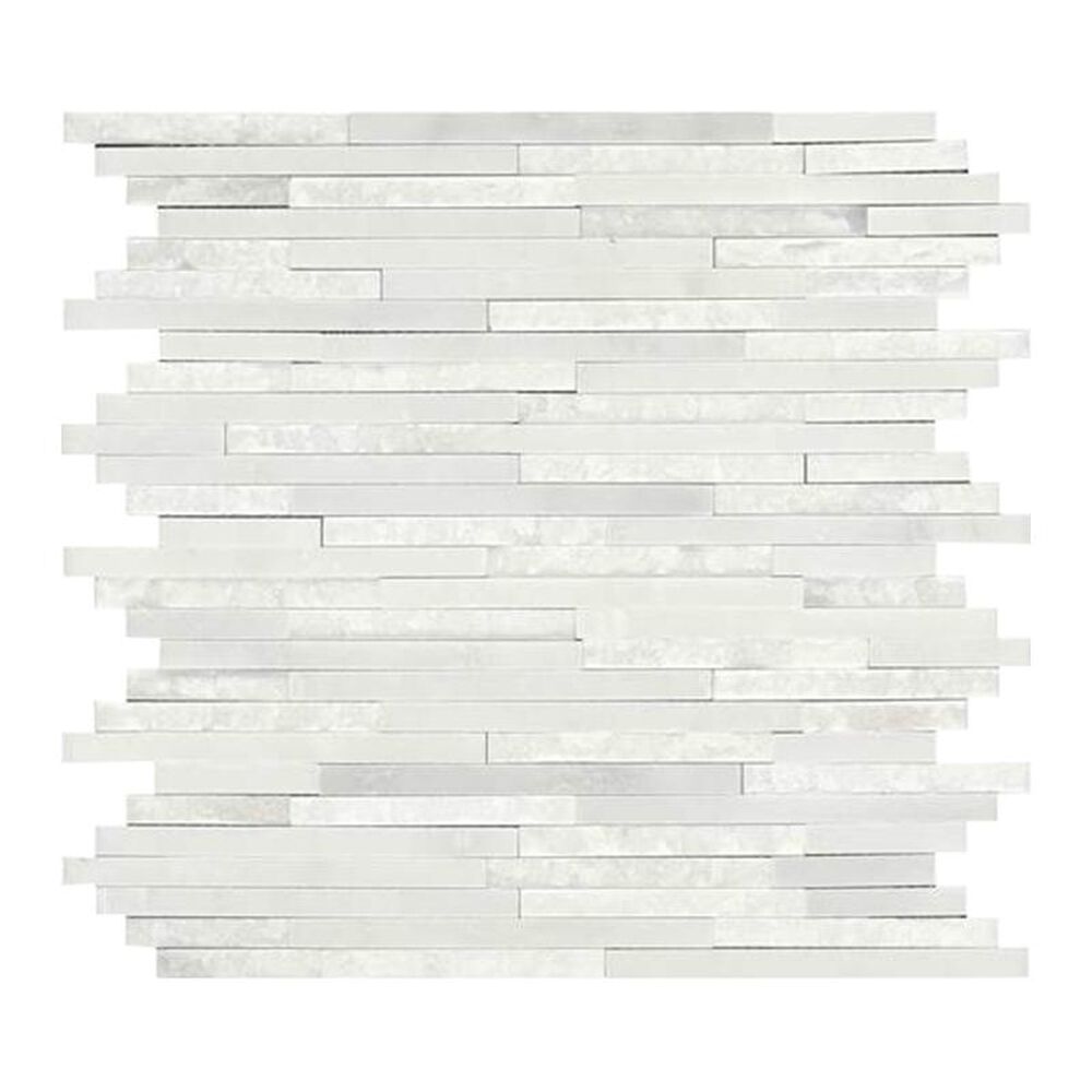 Dal-Tile Marble Mosaic Tile in First Snow Elegance