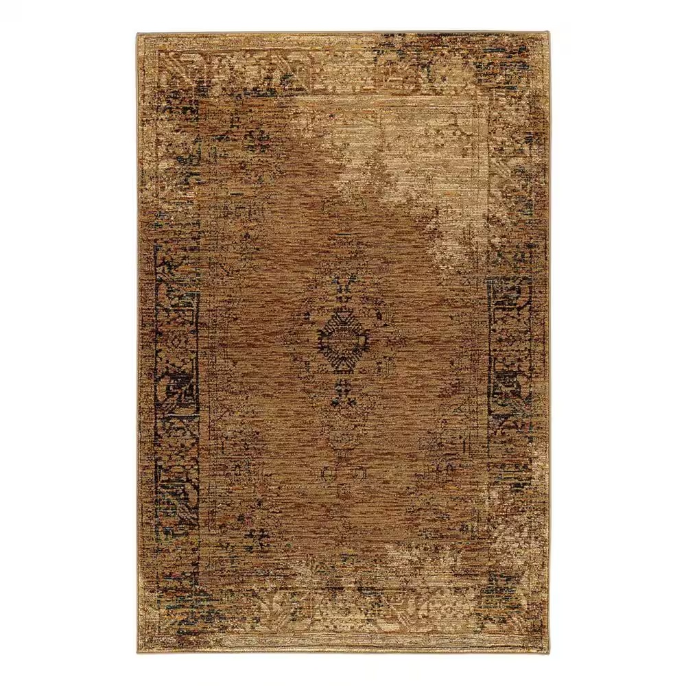 Oriental Weavers Andorra 6845D 5'3" x 7'3" Gold Area Rug