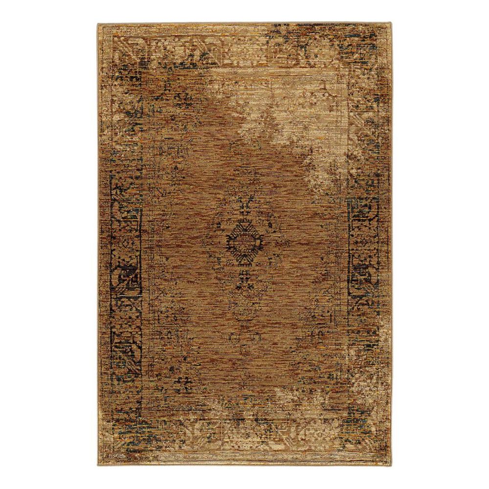 Oriental Weavers Andorra 6845D 7'10" x 10'10" Gold Area Rug