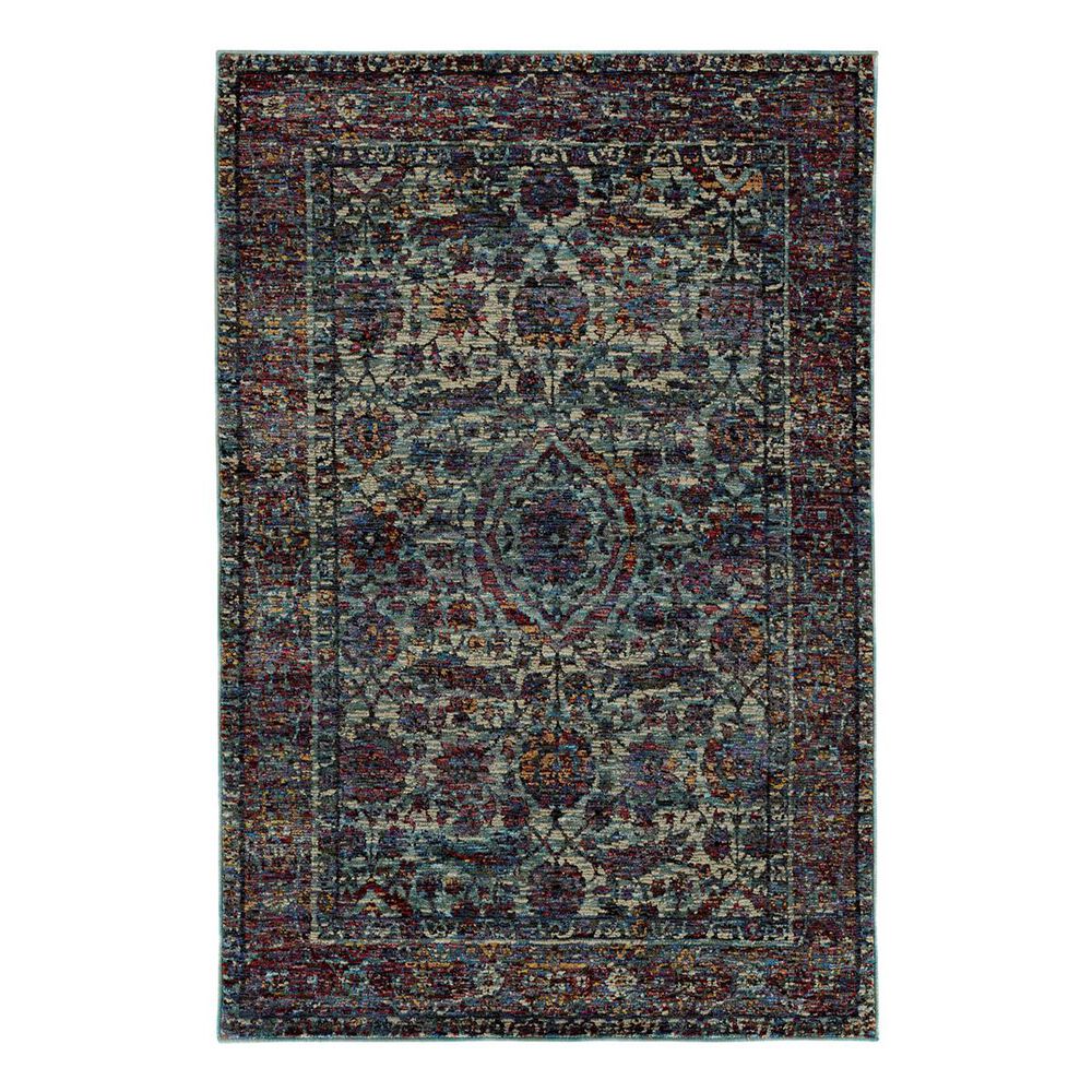 Oriental Weavers Andorra 6846B 7'10" x 10'10" Blue Area Rug