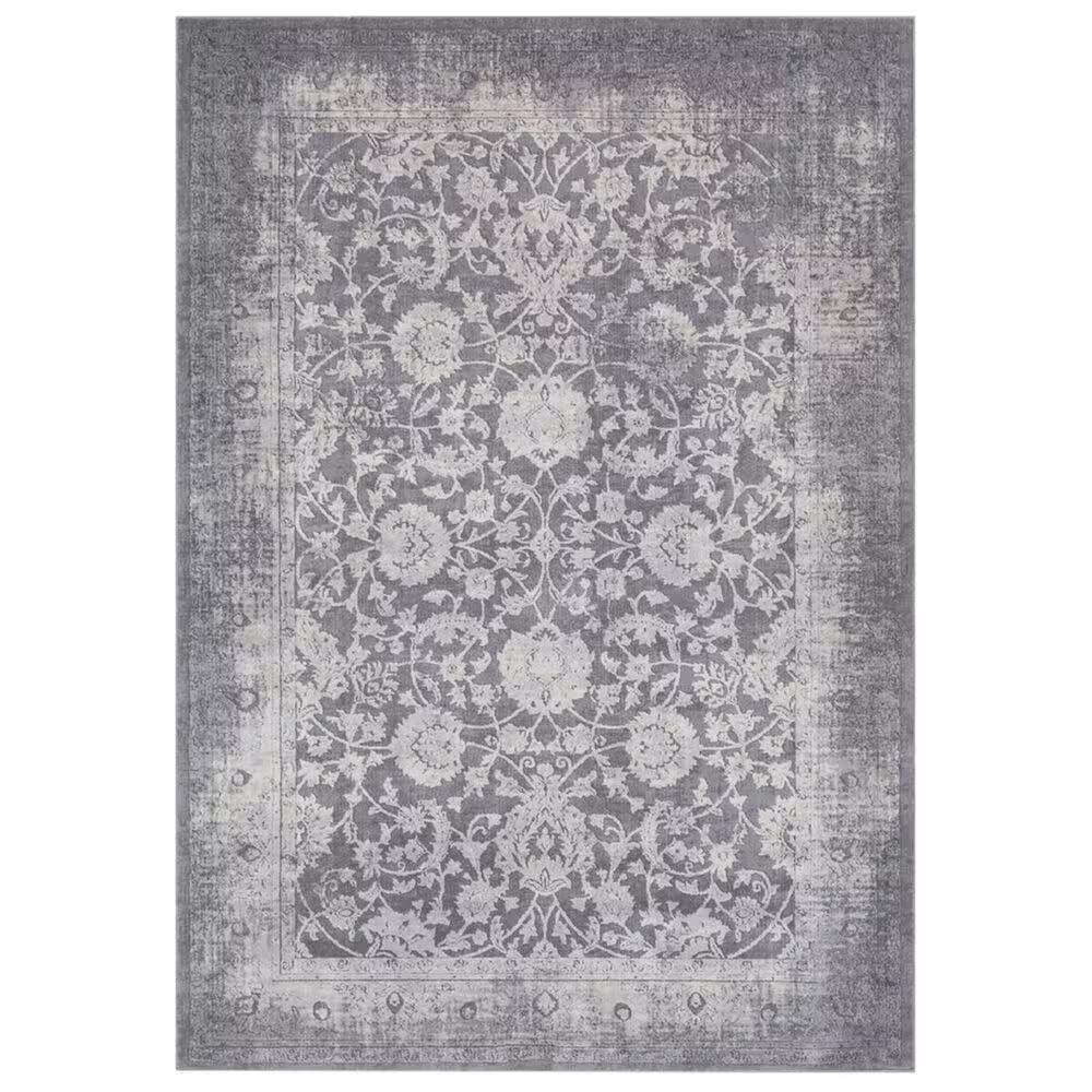 Surya Tibetan TBT-2309 7'10" x 10'3" Gray, Ivory and Taupe Area Rug