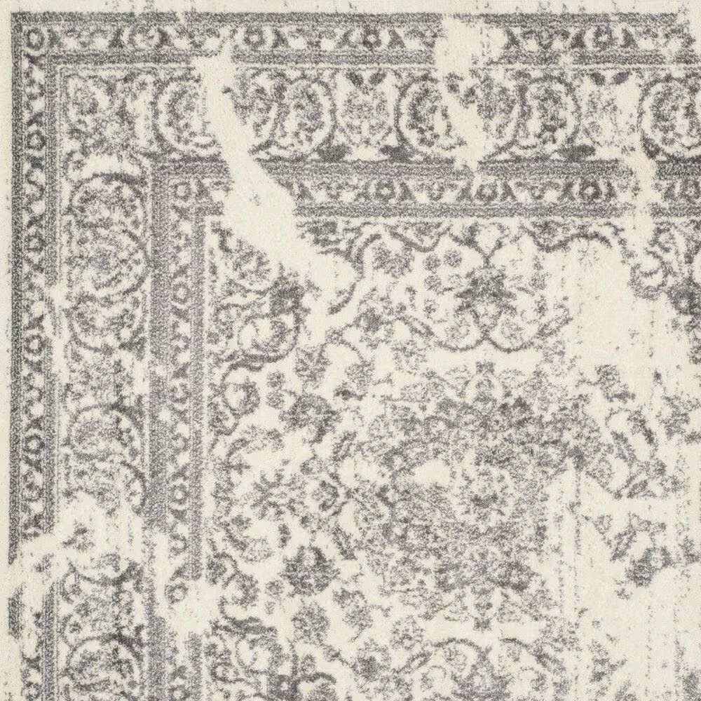 Safavieh Adirondack ADR101B-4SQ 4' x 4'Ivory/Silver Square Rug