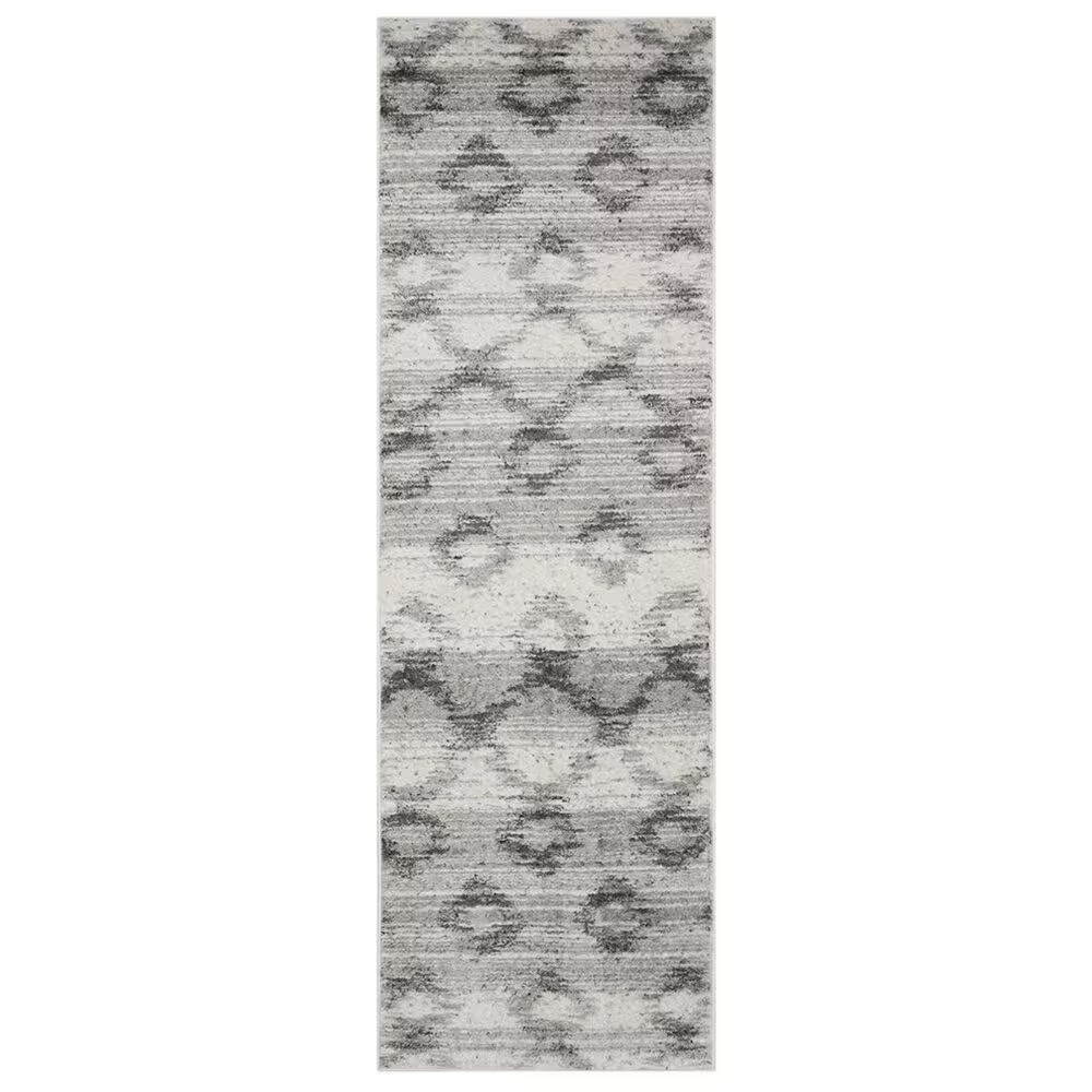 Safavieh Adirondack ADR106P-28 2'6" x 8' Silver/Charcoal Runner