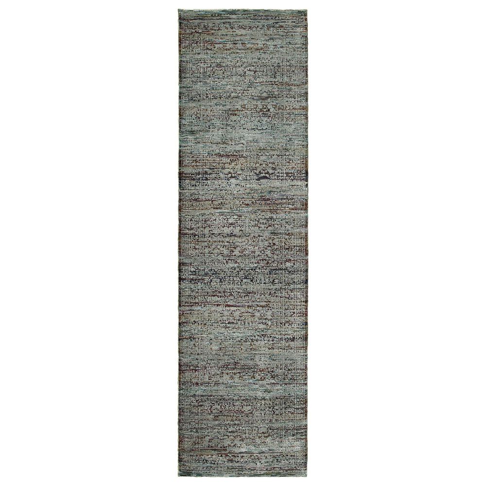 Oriental Weavers Andorra 7127A 2'3" x 8' Blue Runner