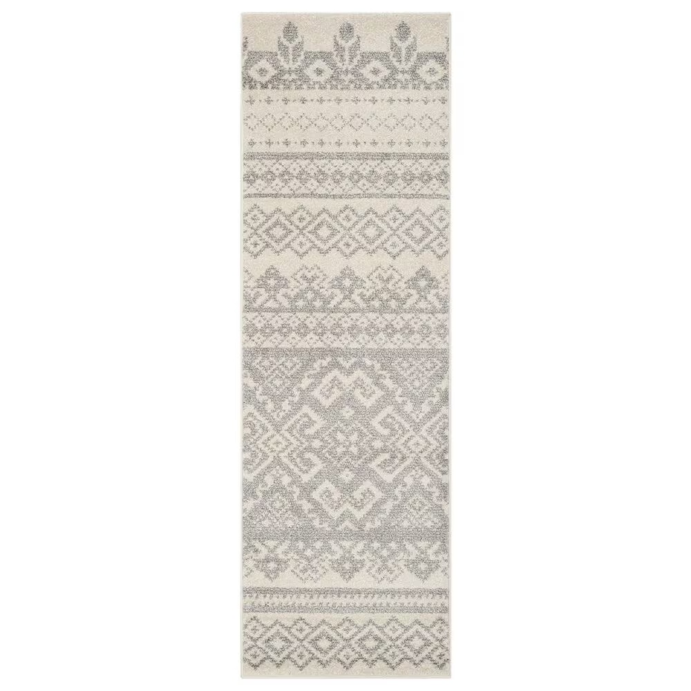 Safavieh Adirondack ADR107B-28 2'6" x 8' Ivory/Silver Runner