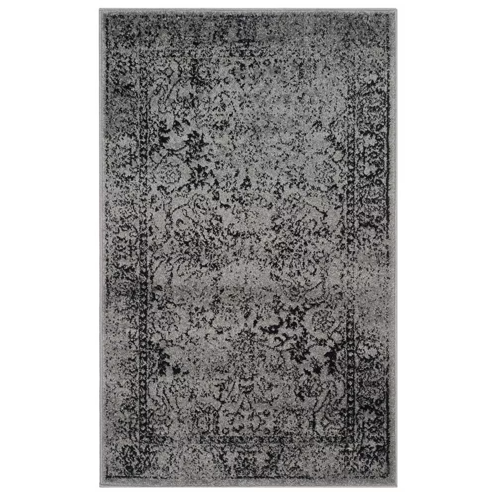 Safavieh Adirondack ADR109B-3 3' x 5' Grey/Black Area Rug