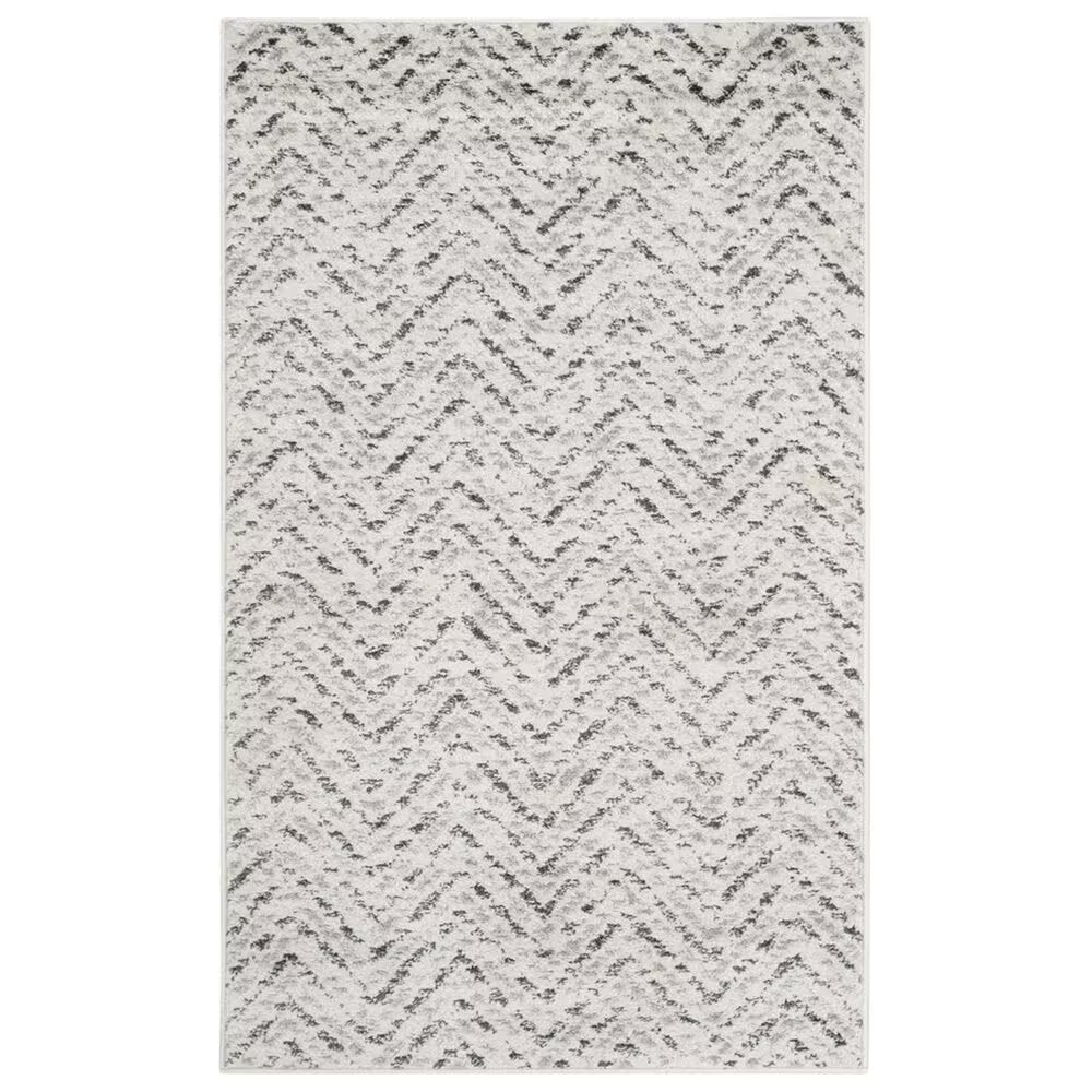Safavieh Adirondack ADR104N-24 2'6" x 4' Ivory/Charcoal Area Rug