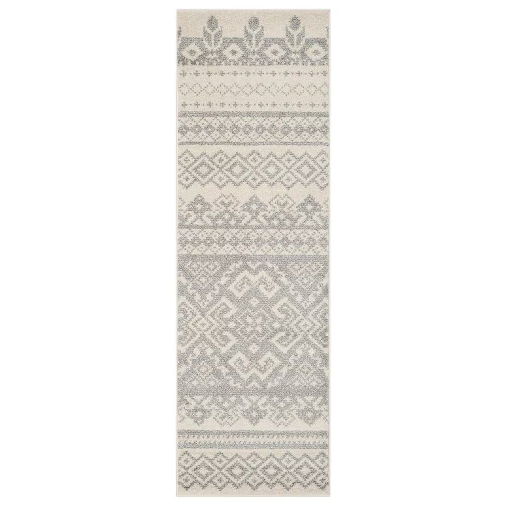 Safavieh Adirondack ADR107B-216 2'6" x 16' Ivory/Silver Runner