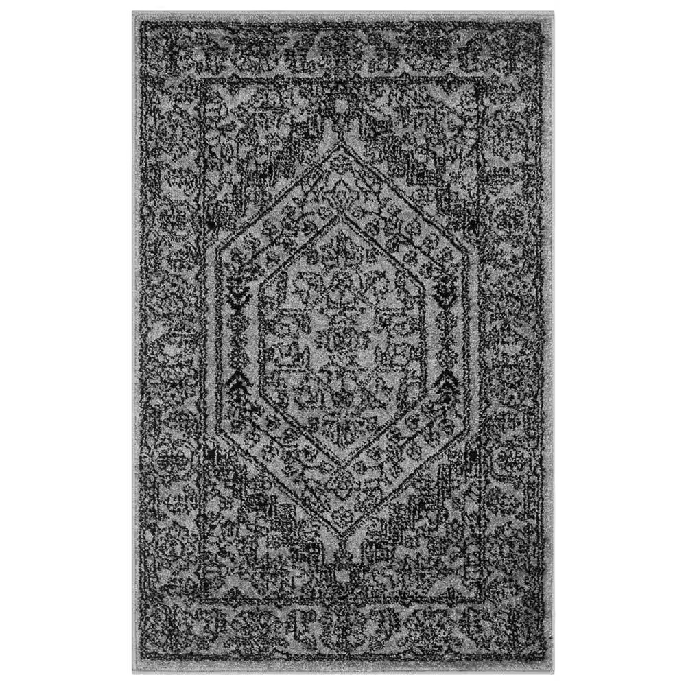 Safavieh Adirondack ADR108A-24 2'6" x 4' Silver/Black Area Rug