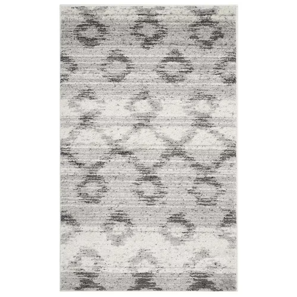 Safavieh Adirondack ADR106P-24 2'6" x 4' Silver/Charcoal Area Rug