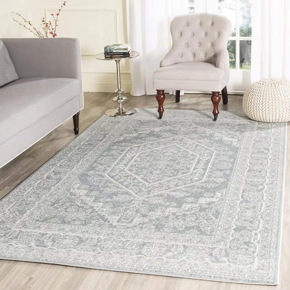 Safavieh Adirondack ADR108T-4 4' x 6' Slate/Ivory Area Rug