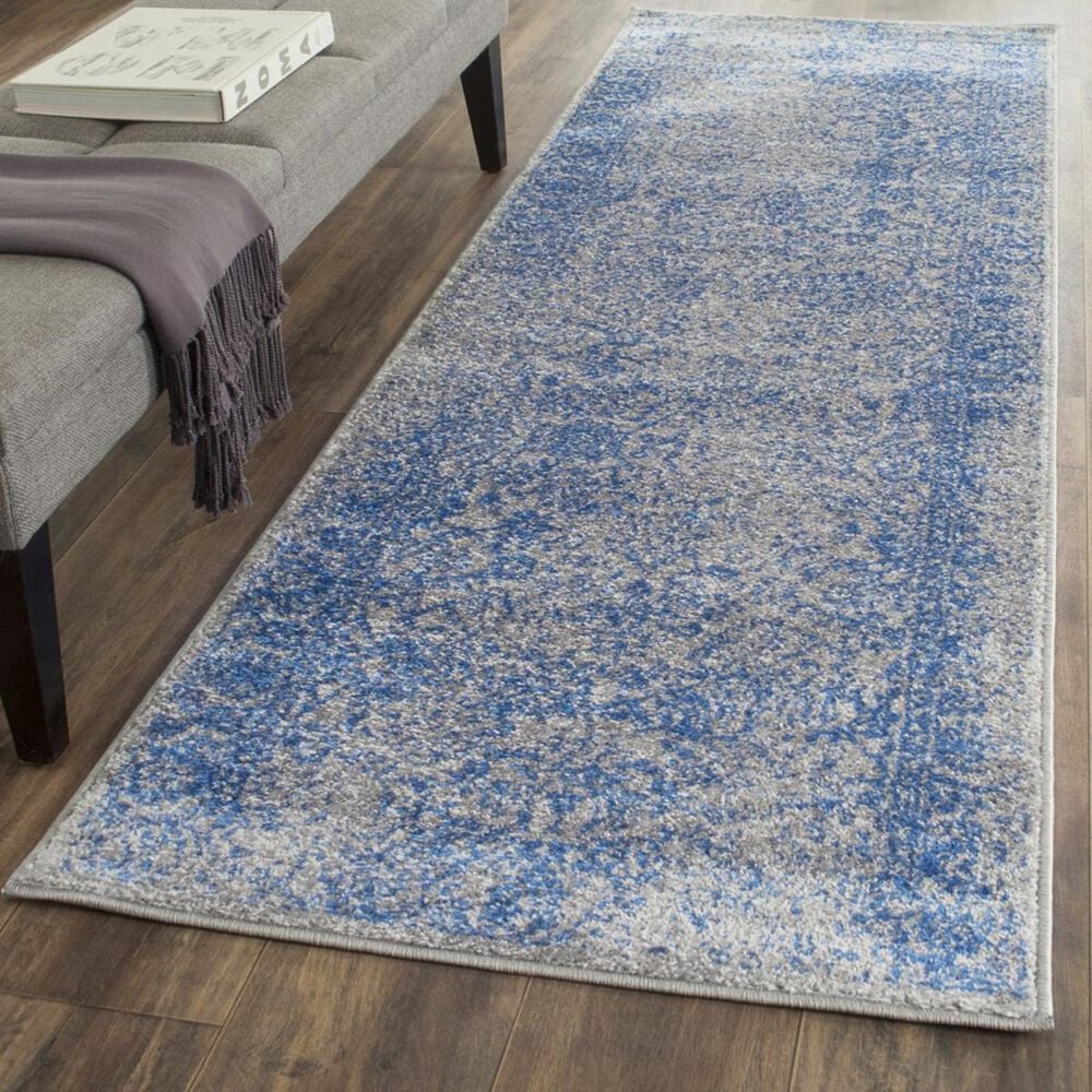 Safavieh Adirondack ADR109A-214 2'6" x 14' Grey/Blue Runner