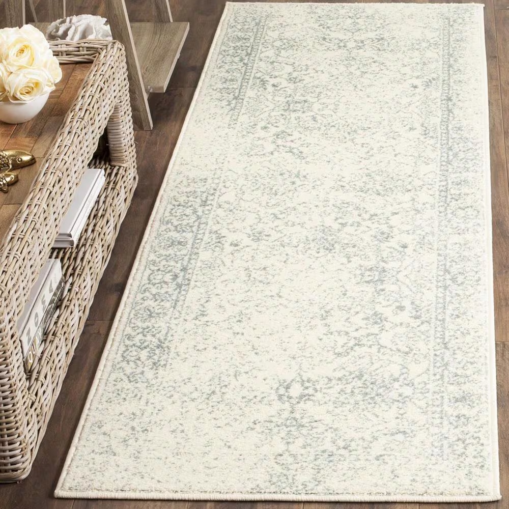 Safavieh Adirondack ADR109S-28 2'6" x 8' Ivory/Slate Runner