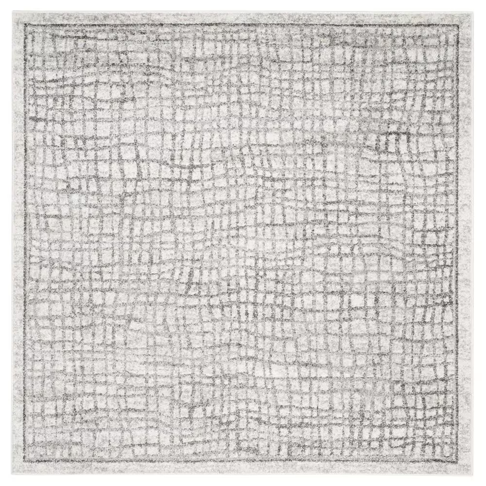 Safavieh Adirondack ADR103B-6SQ 6' x 6'Silver/Ivory Square Rug
