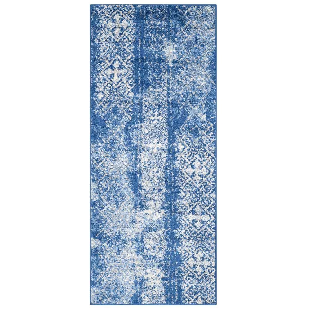 Safavieh Adirondack ADR111F-26 2'6" x 6' Silver/Blue Runner