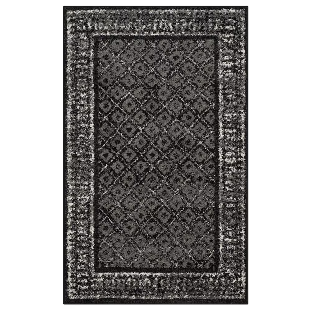 Safavieh Adirondack ADR110A-3 3' x 5' Black/Silver Area Rug