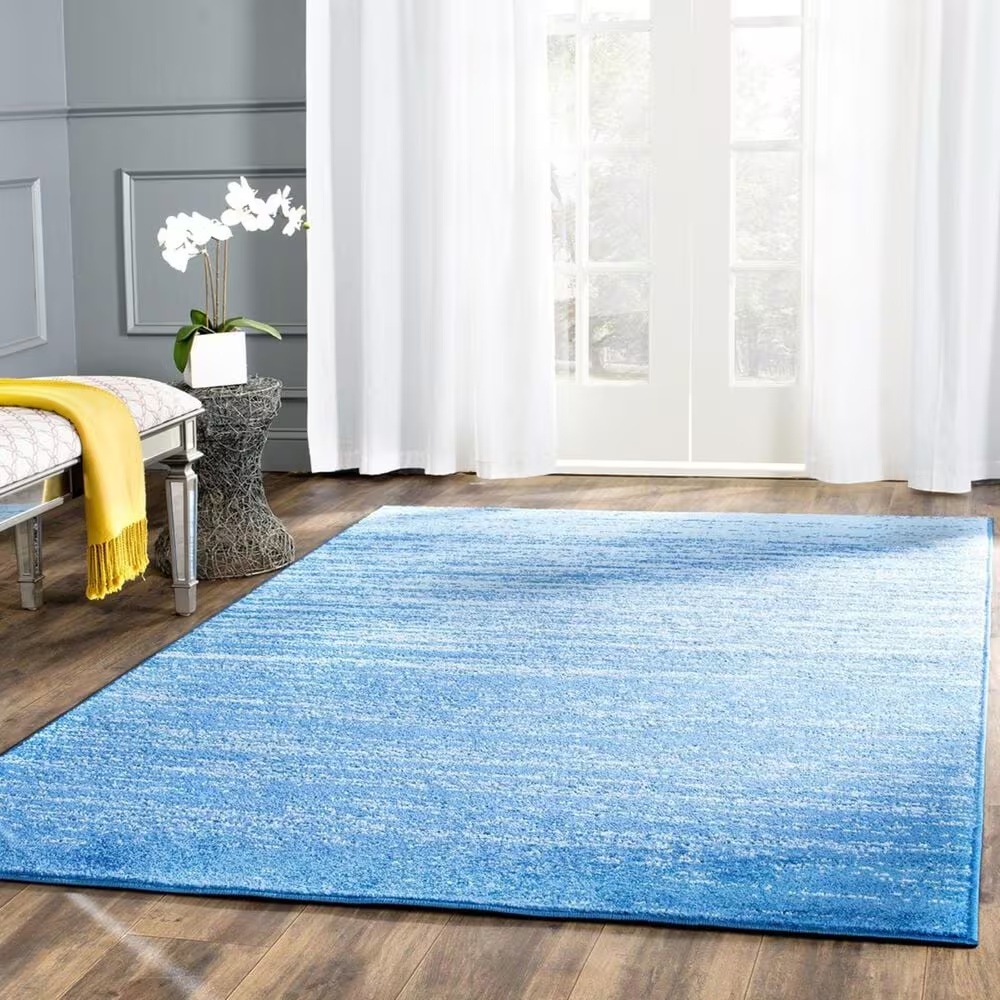 Safavieh Adirondack ADR113F-3 3' x 5' Light Blue/Dark Blue Area Rug