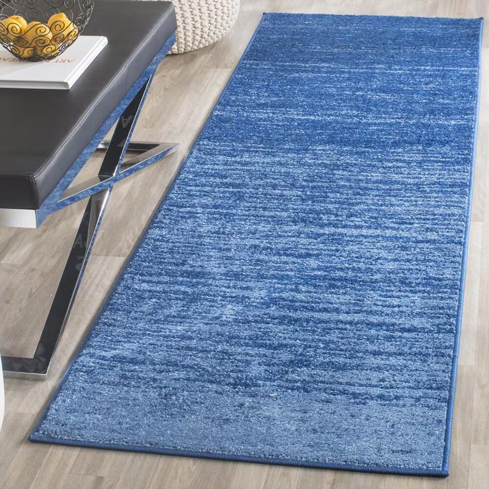 Safavieh Adirondack ADR113F-214 2'6" x 14' Light Blue/Dark Blue Runner