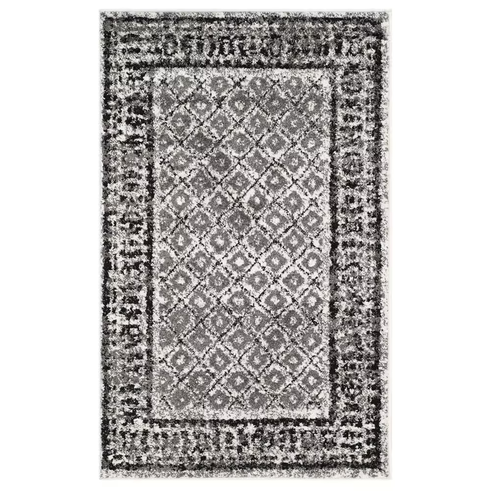 Safavieh Adirondack ADR110B-24 2'6" x 4' Ivory/Silver Area Rug
