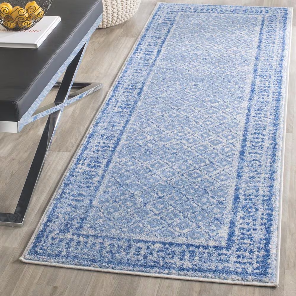 Safavieh Adirondack ADR110D-28 2'6" x 8' Silver/Blue Runner
