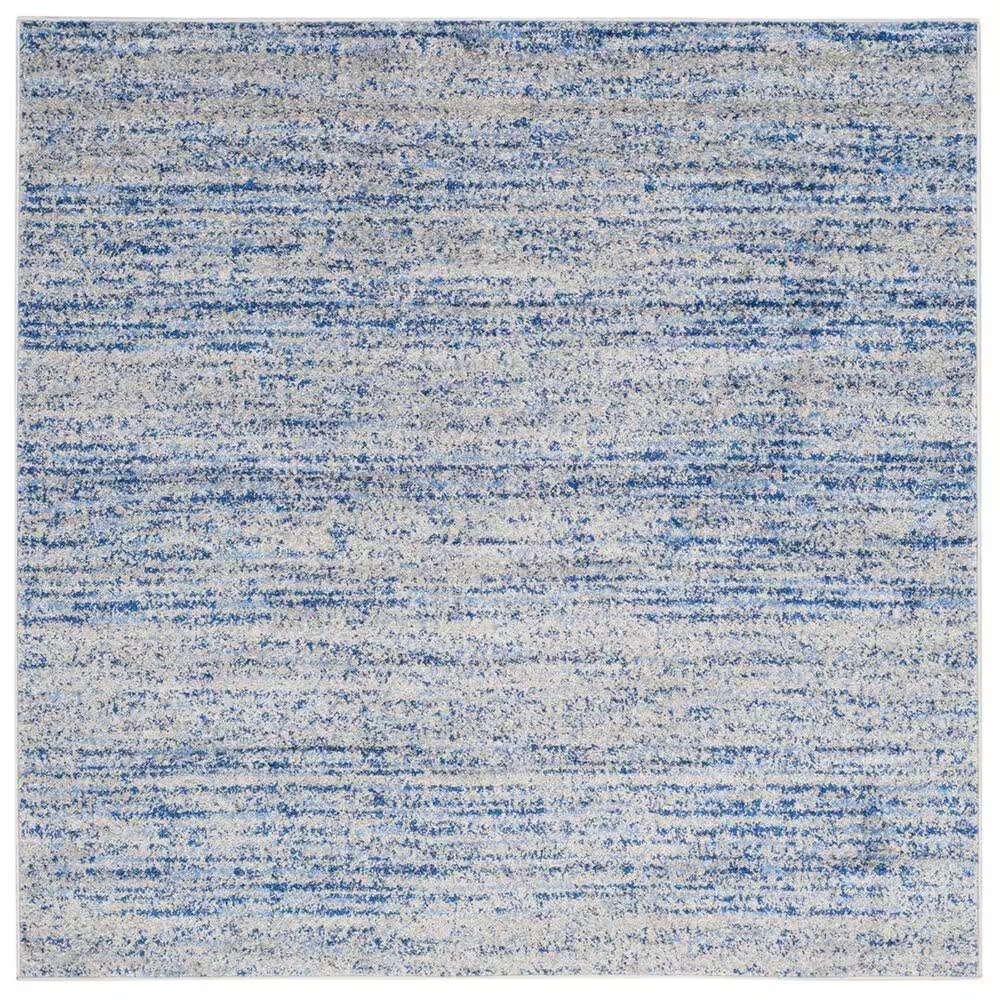 Safavieh Adirondack ADR117D-4SQ 4' x 4'Blue/Silver Square Rug