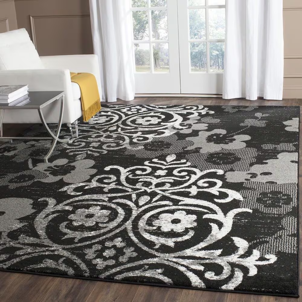 Safavieh Adirondack ADR114A-10 10' x 14' Black/Silver Area Rug
