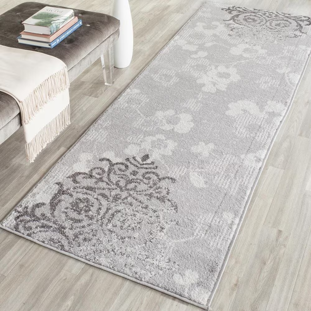 Safavieh Adirondack ADR114B-220 2'6" x 20' Silver/Ivory Runner
