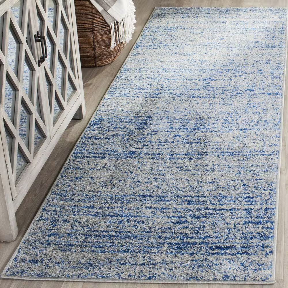 Safavieh Adirondack ADR117D-220 2'6" x 20' Blue/Silver Runner