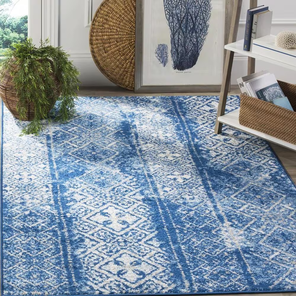 Safavieh Adirondack ADR111F-3 3' x 5' Silver/Blue Area Rug