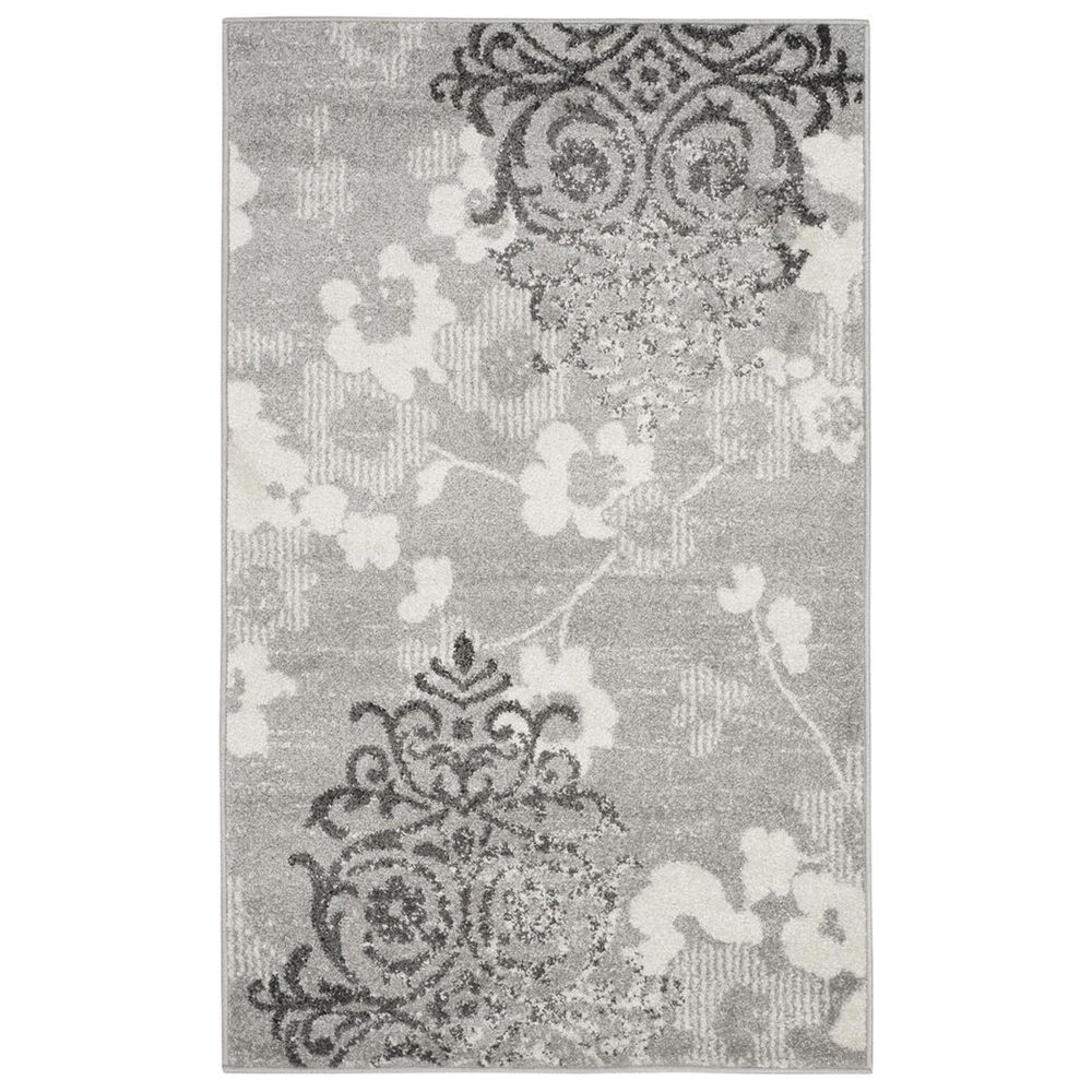 Safavieh Adirondack ADR114B-3 3' x 5' Silver/Ivory Area Rug