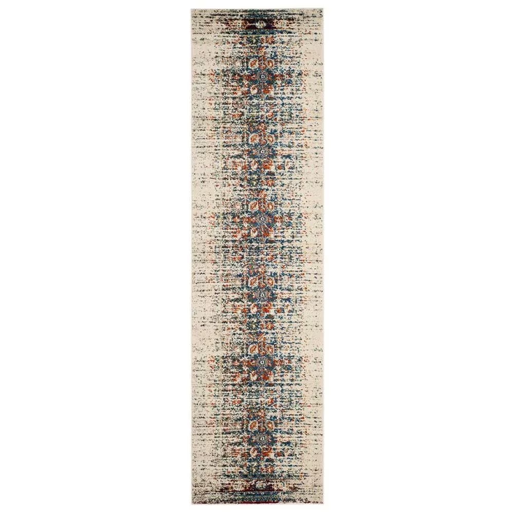 Safavieh Monaco MNC208M-214 2'2" x 14' Ivory/Blue Runner