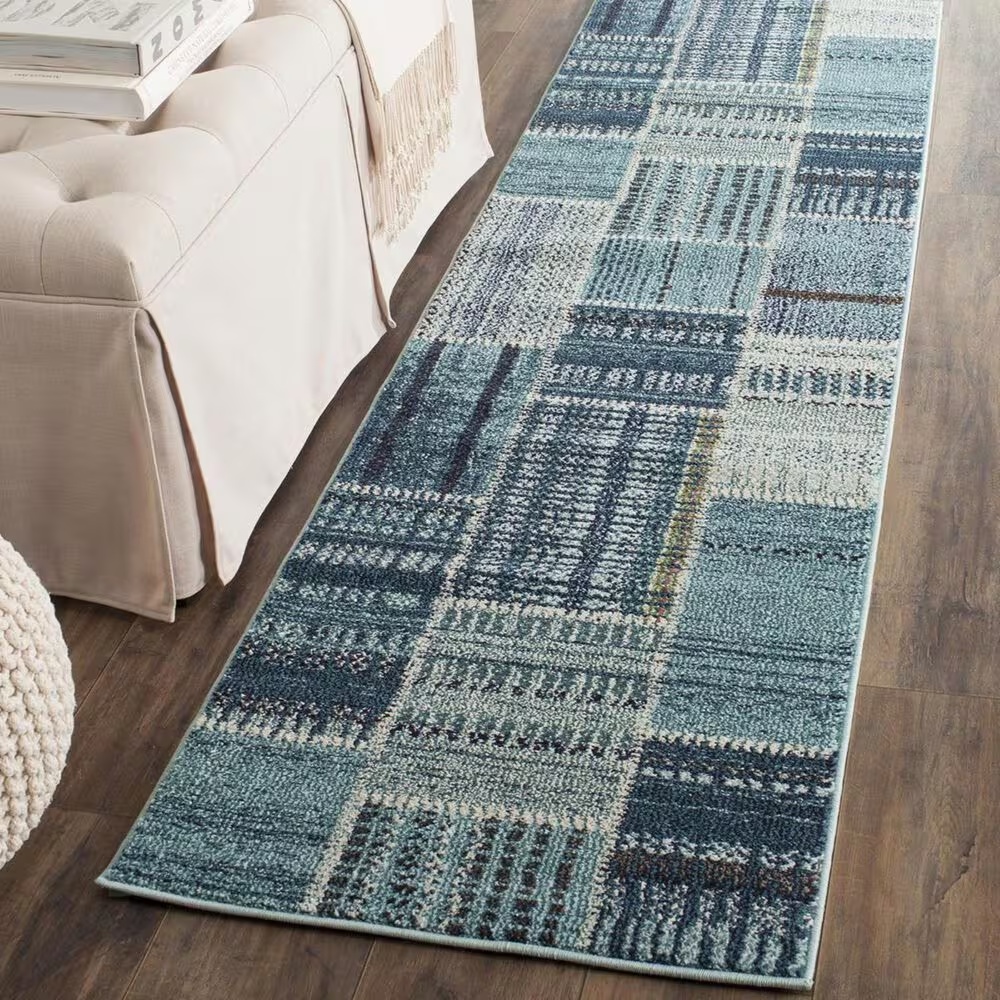 Safavieh Monaco MNC215F-28 2'2" x 8' Blue Runner