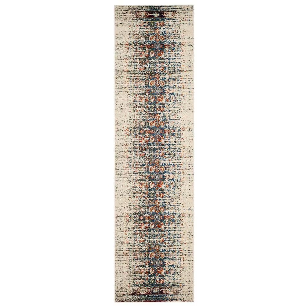 Safavieh Monaco MNC208M-210 2'2" x 10' Ivory/Blue Runner