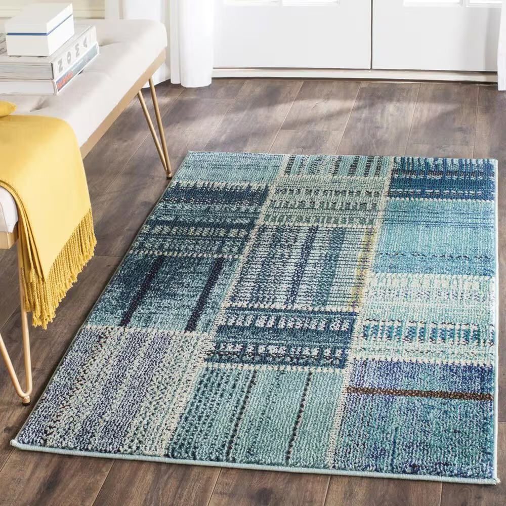 Safavieh Monaco MNC215F-3 3' x 5' Blue Area Rug