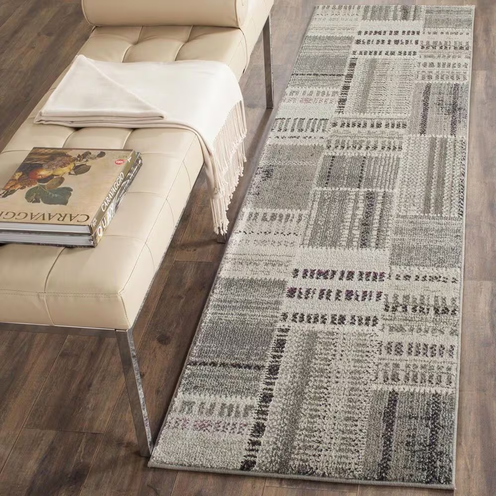 Safavieh Monaco MNC215G-28 2'2" x 8' Grey/Multi Runner