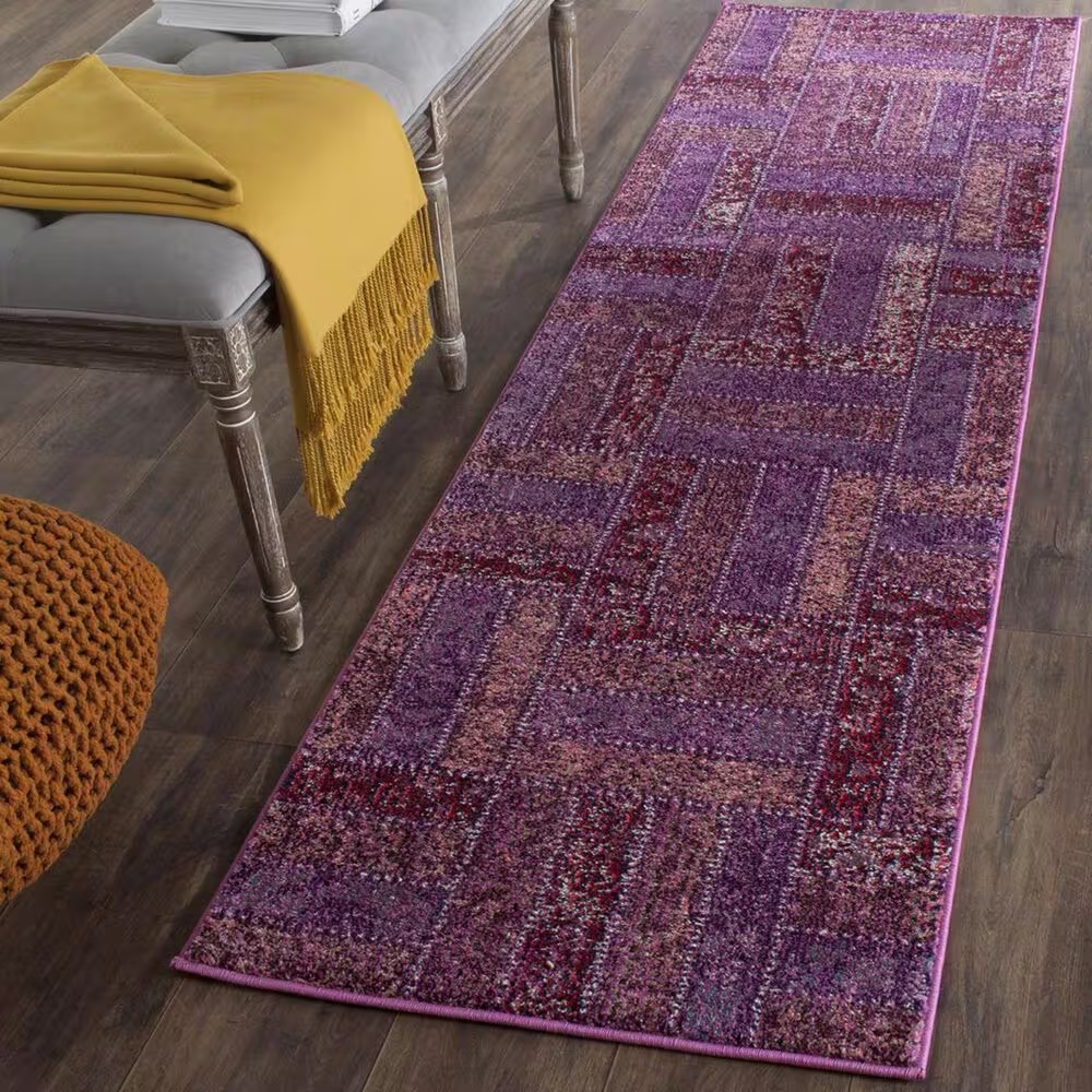Safavieh Monaco MNC214L-28 2'2" x 8' Purple/Multi Runner