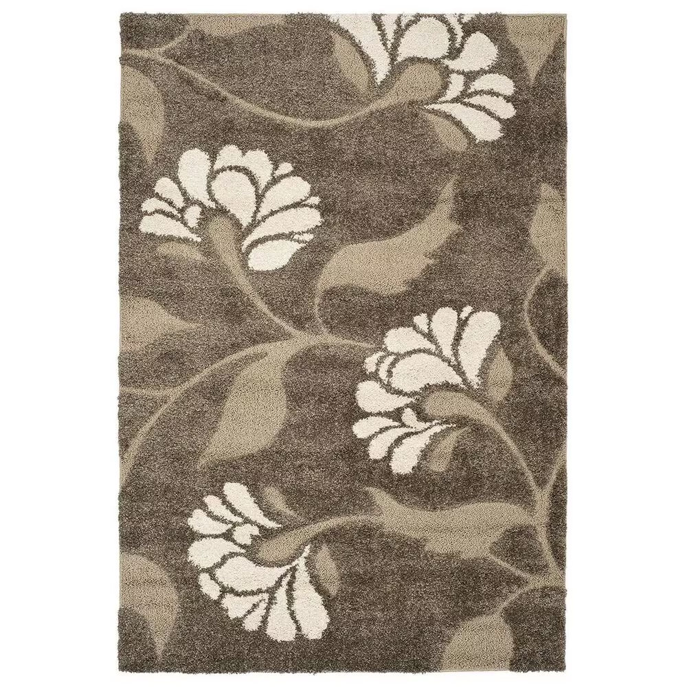 Safavieh Florida Shag SG459-7913-3 3'3" x 5'3" Smoke/Beige Area Rug