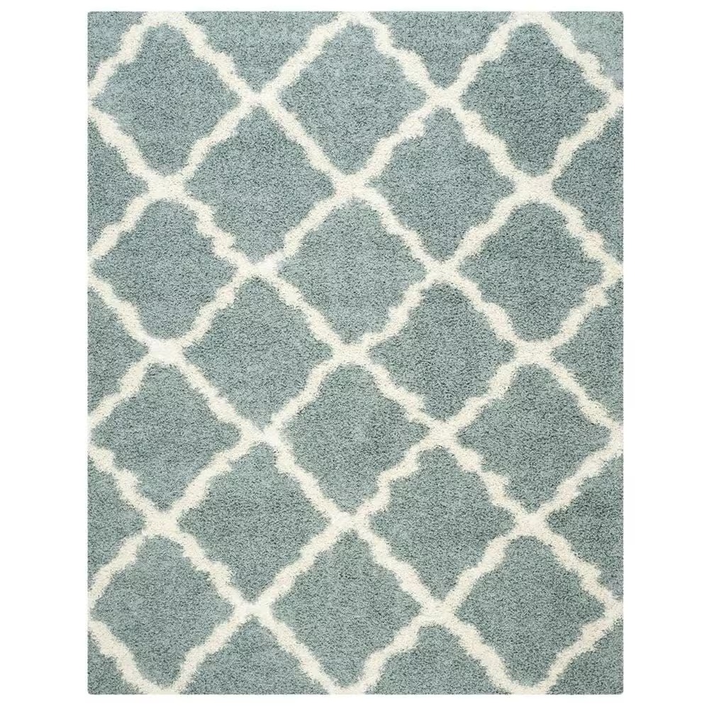 Safavieh Dallas Shag SGD257C-10 10' x 14' Seafoam/Ivory Area Rug