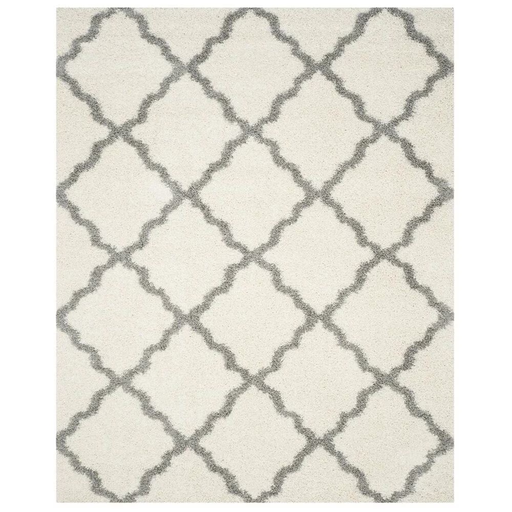 Safavieh Dallas Shag SGD257F-10 10' x 14' Ivory/Grey Area Rug