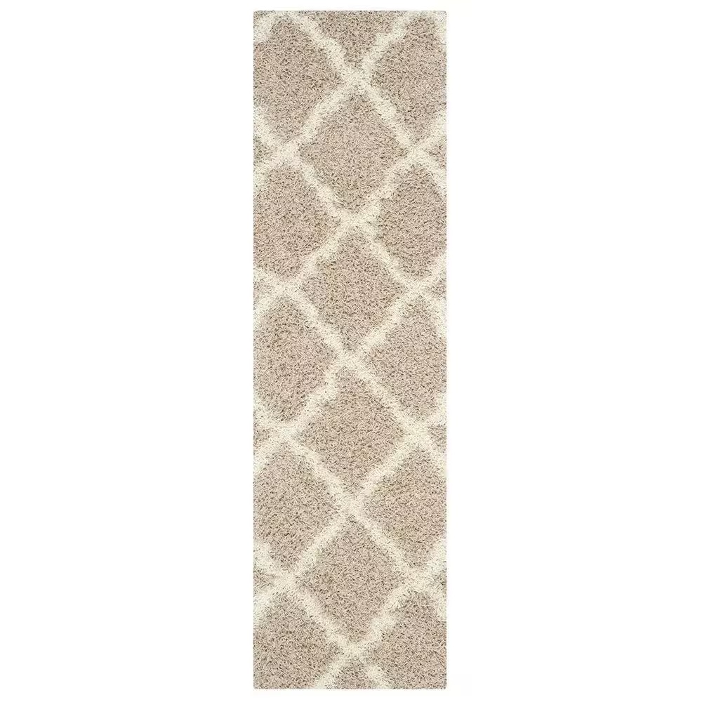 Safavieh Dallas Shag SGD257D-28 2'3" x 8' Beige/Ivory Runner