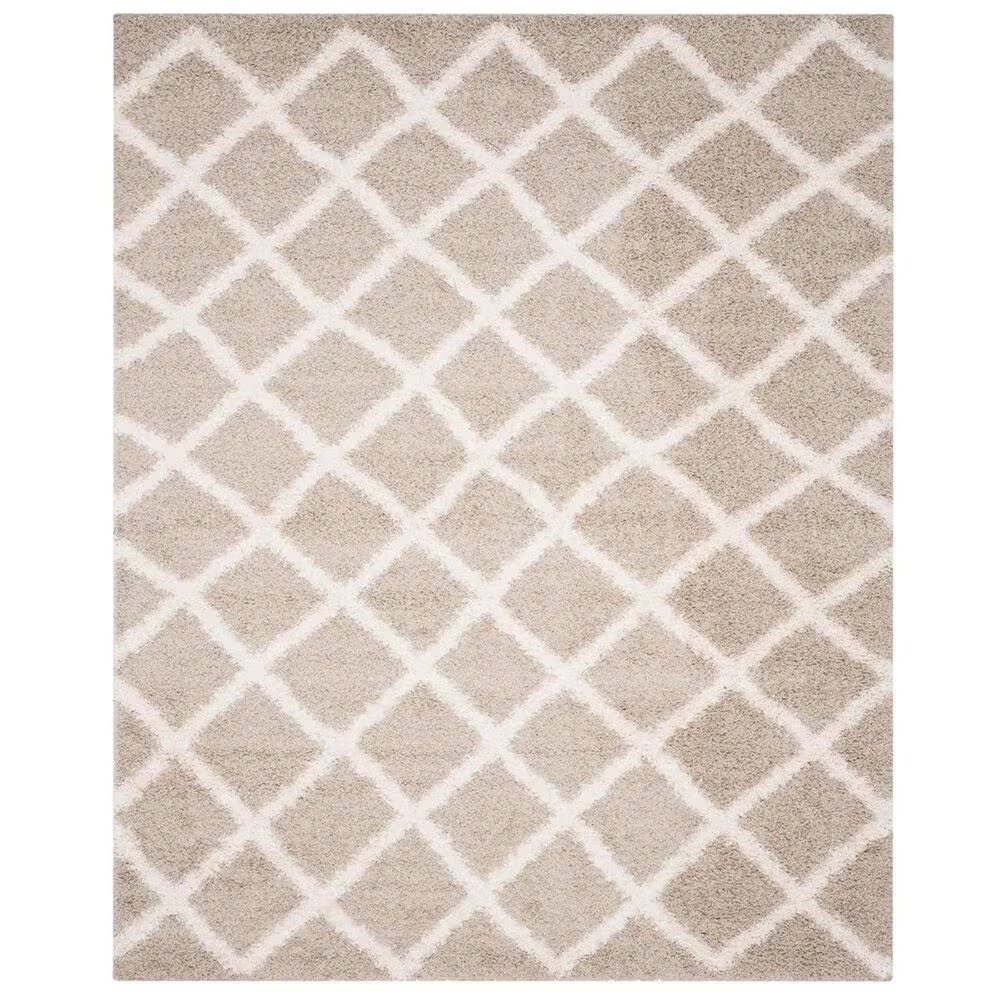 Safavieh Dallas Shag SGD258D-10 10' x 14' Beige/Ivory Area Rug