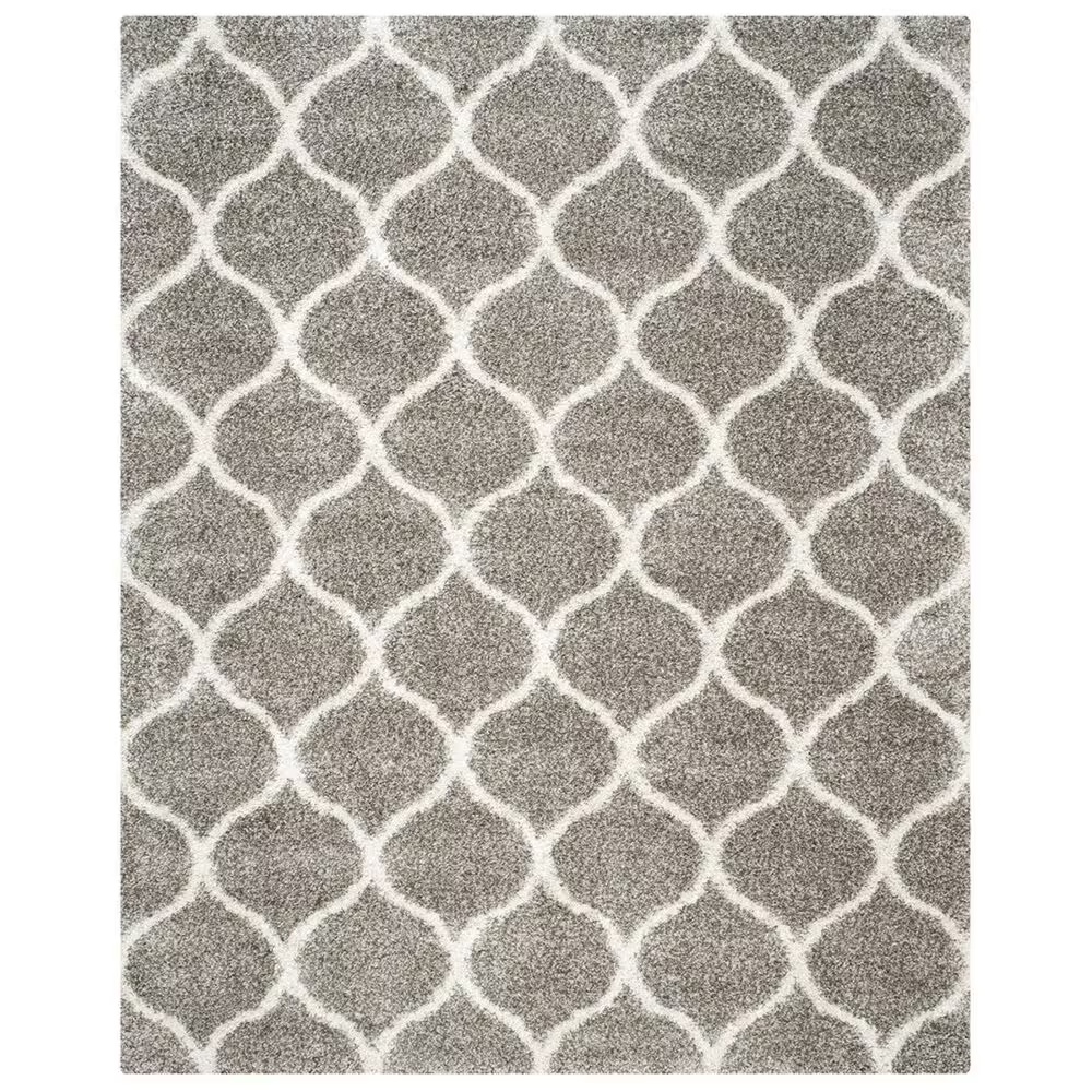 Safavieh Hudson Shag SGH280B-10 10' x 14' Grey/Ivory Area Rug