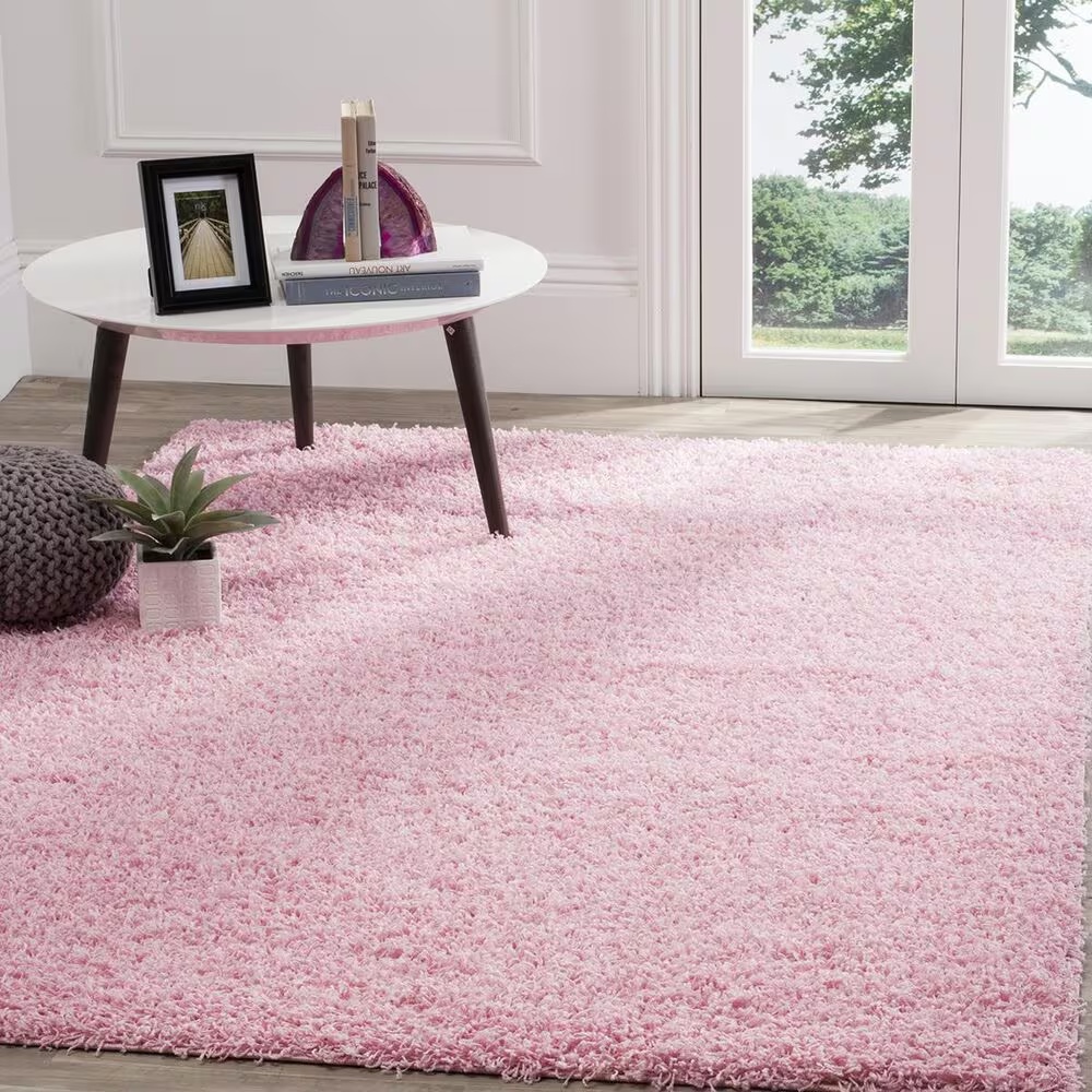Safavieh Florida Shag SGA119P-3 3' x 5' Pink Area Rug