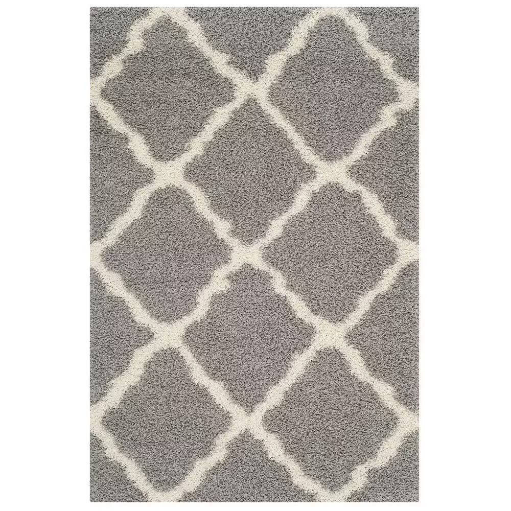 Safavieh Dallas Shag SGD257G-4 4' x 6' Grey/Ivory Area Rug