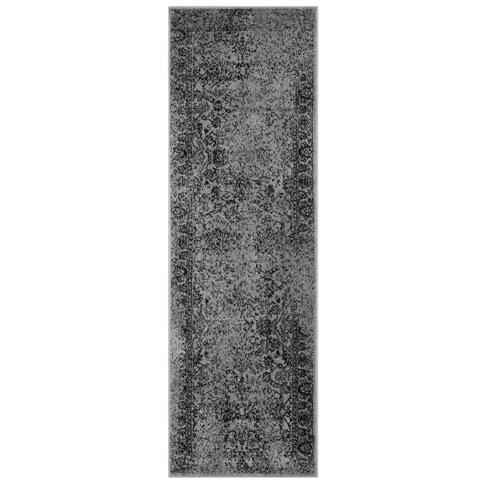 Safavieh Adirondack ADR109B-212 2'6" x 12' Grey/Black Runner